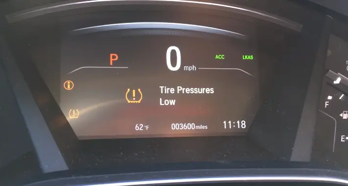 How To Reset Tire Pressure Light Honda Crv 2018
